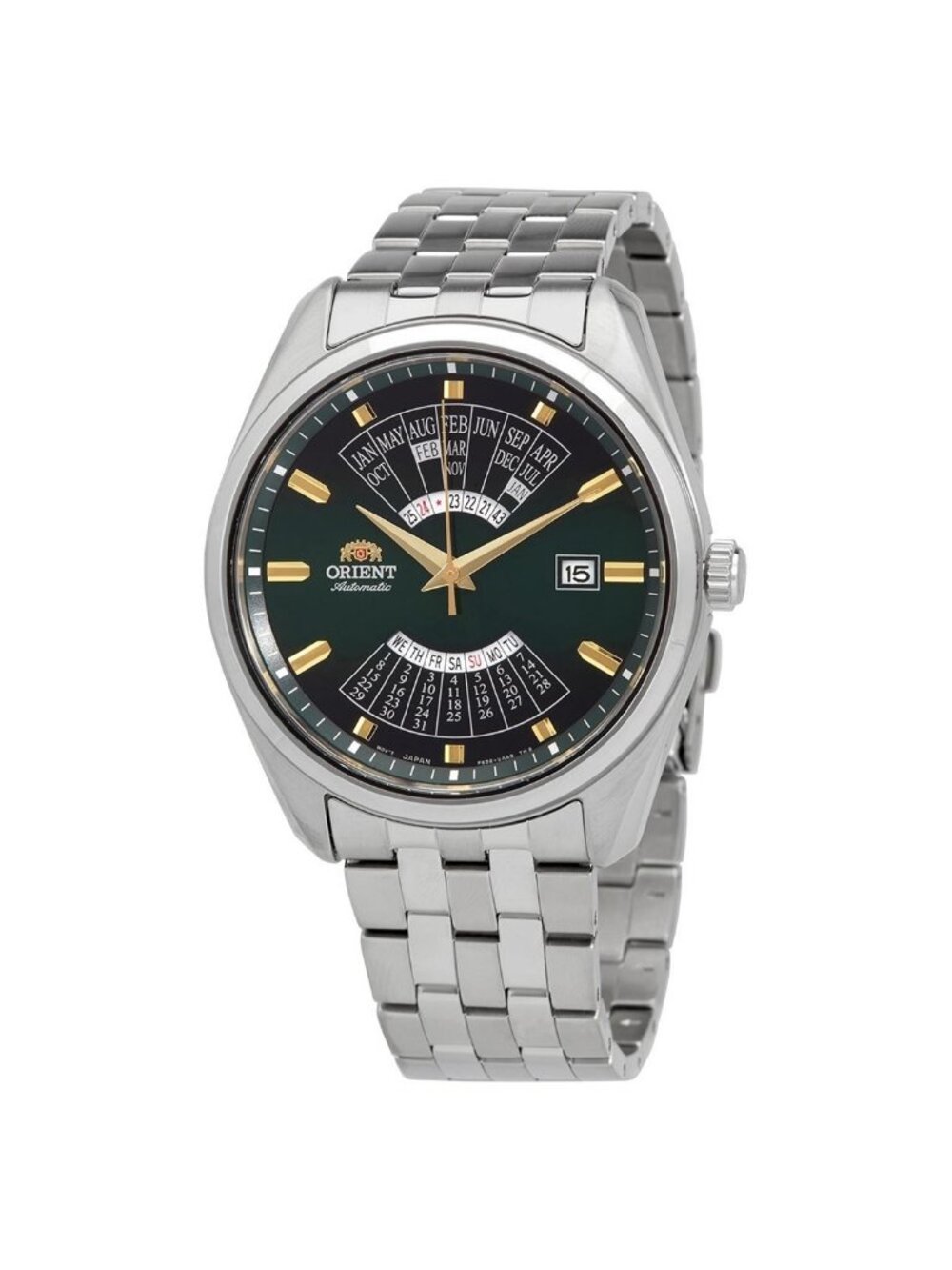 NWT Orient Multi Year Automatic Green Dial Men's Watch